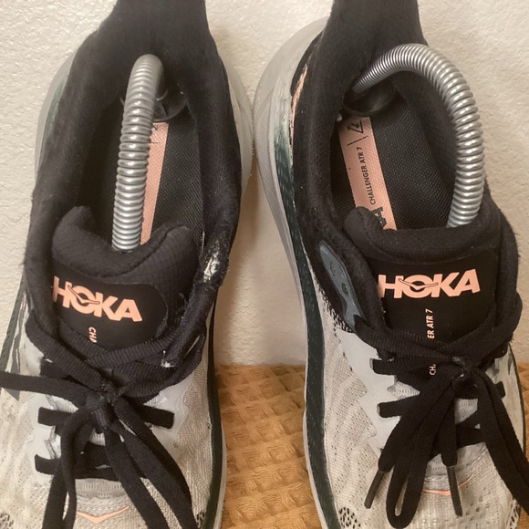 Hoka One One Challenger ATR 7 Women's Size 7.5 Gray Pink Running Shoes Sneakers - Picture 9 of 11